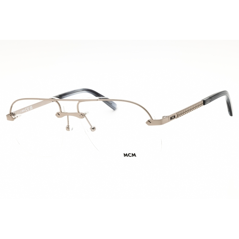 MCM MW5019 Eyeglasses Shiny Light Ruthenium Metal Aviator